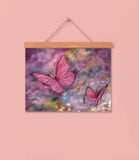 Nursery Print of Butterflies Painting by Irish Wildlife Artist Jessica Ivy