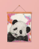 Original Painting of a baby Panda by Irish Wildlife Artist Jessica Ivy