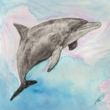 Dolphin original painting - Jessica Ivy