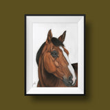 Bay Horse Original Painting