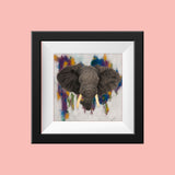 Limited Edition Print of an Elephant Painting by Irish Wildlife Artist Jessica Ivy