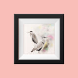 Limited Edition Print of Herons Painting by Irish Wildlife Artist Jessica Ivy