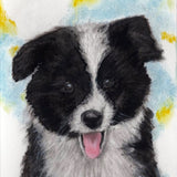 Original Painting of a puppy by Irish Wildlife Artist Jessica Ivy