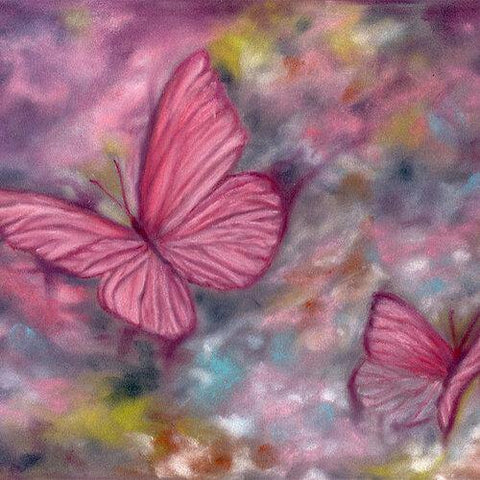 Nursery Print of Butterflies Painting by Irish Wildlife Artist Jessica Ivy