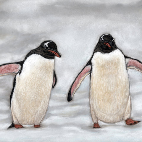 PENGUINS ORIGINAL PAINTING